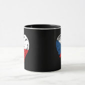 Mug I Love Czechia - Czech Flag Heart (Centre)