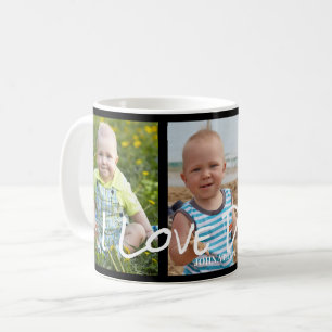 Mug I Love Daddy 3 Photo Collage