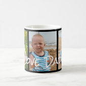 Mug I Love Daddy 3 Photo Collage (Centre)