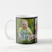 Mug I Love Daddy 3 Photo Collage (Gauche)
