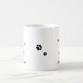 Mug I Love Dalmatians (noir 1) Coeurs mignons (Centre)
