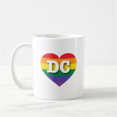 Mug I Love DC Rainbow Heart (Gauche)