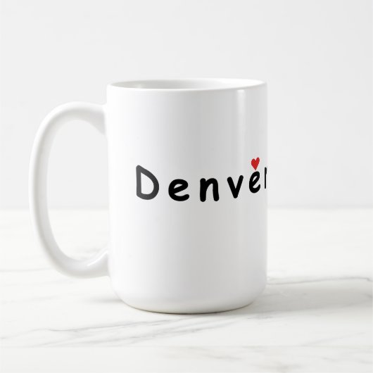 Mug I love Denver (Gauche)