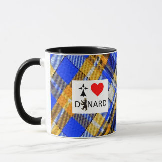 Mug I love Dinard en tartan Mok