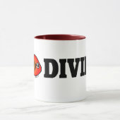 Mug I Love Diving (Centre)