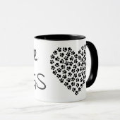 Mug I Love Dogs Rottweiler Heart (Devant droit)