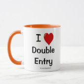 Mug I Love Double Entry Comptable Innuendo Comptable (Gauche)