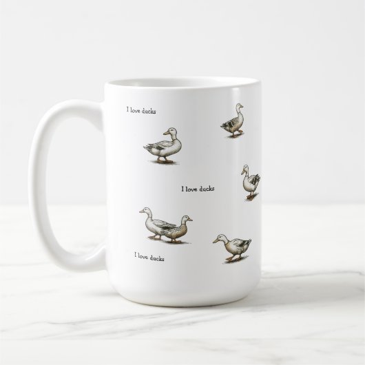 Mug I Love Ducks (Gauche)