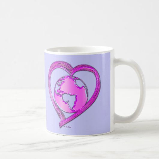 Mug I LOVE EARTH (Pink) Series (Droite)
