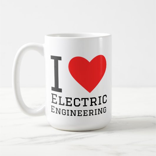 Mug I love electric engineering  (Gauche)