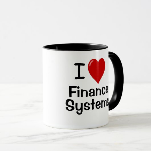 Mug I Love Finance Systems Responsable Comptable Devis (Devant droit)