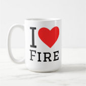 Mug I love fire (Gauche)