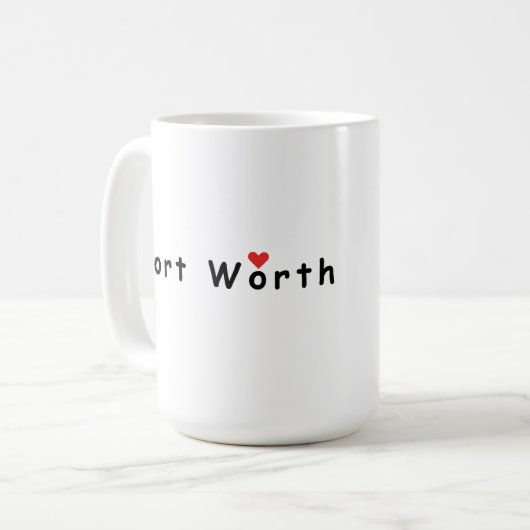 Mug I love Fort Worth (Devant gauche)
