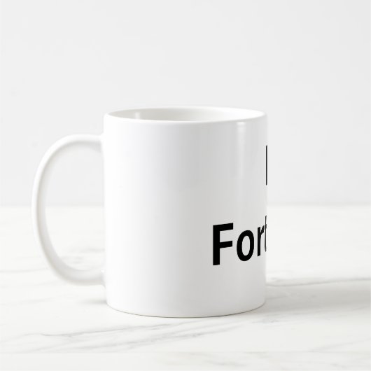 Mug I love Fortaleza (Gauche)