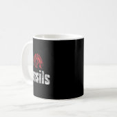 Mug I Love Fossils Géologue de chasse aux fossiles (Devant gauche)