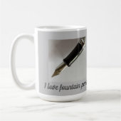 Mug I Love Fountain Pens (Gauche)