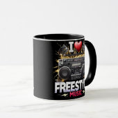 Mug I Love Freestyle Music (Devant droit)