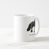 Mug I Love Friesians Black Friesian Draft Horse Lovers (Devant droit)