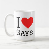 Mug I love gays (Gauche)