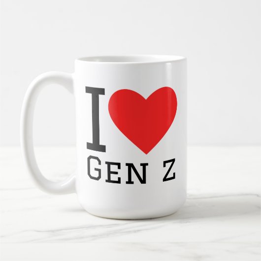 Mug I love gen z (Gauche)
