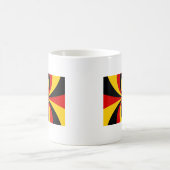 Mug I Love Germany National Flag Colors Art Print (Centre)