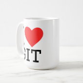 Mug I love git (Devant gauche)