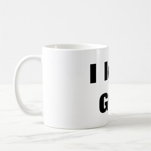 Mug I love GOD (Gauche)