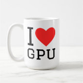 Mug I love gpu (Gauche)