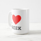 Mug I love Greek  (Devant gauche)