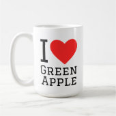 Mug I love green apple (Gauche)