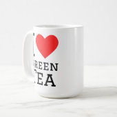 Mug I love green tea (Devant gauche)