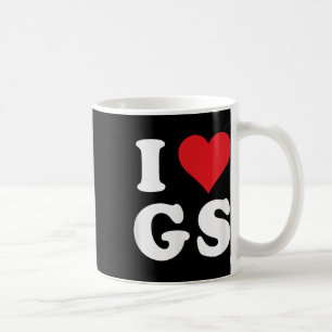 Mug I Love Gs Initiales I Heart G.s. Prénom G
