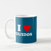 Mug I Love Guidos Funny Italian American Quote  (Gauche)