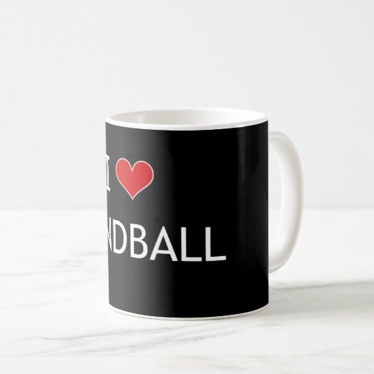 Mug I Love Handball (Devant droit)
