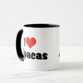 Mug I Love Heart Alpacas (Devant gauche)
