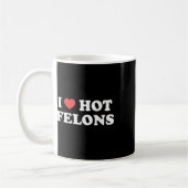 Mug I Love Heart Hot Felons (Gauche)