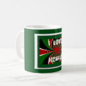 Mug I Love Heart Kenya : Dynamic Flag Art (Devant gauche)