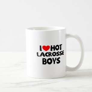 Mug I Love Hot Lacrosse Boys Funny Heart Sport