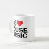 Mug I Love House Music (Devant gauche)