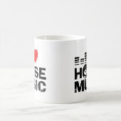 Mug I Love House Music (Centre)