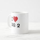 Mug I Love IAS 2 Comptable des stocks (Devant gauche)