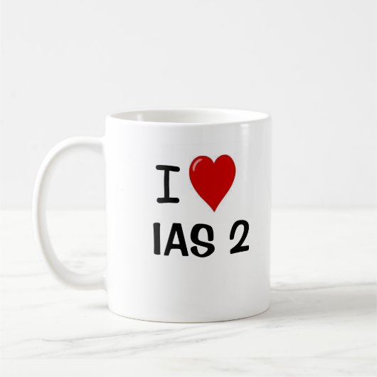 Mug I Love IAS 2 Comptable des stocks (Gauche)