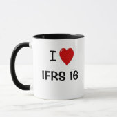 Mug I Love IFRS 16 - I Heart IFRS16 (Gauche)