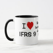 Mug I Love IFRS 7 et 9 Citation d'instruments financie (Gauche)
