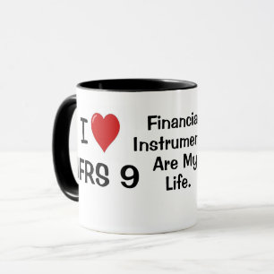 Mug I Love IFRS 7 et 9 Citation d'instruments financie