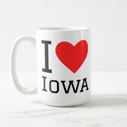 Mug I love Iowa  (Gauche)