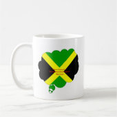 Mug I Love Jamaica Text on Flag Art Print (Gauche)