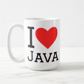 Mug I love Java  (Gauche)