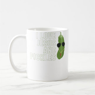 Mug I Love Jesus And Pickles Christian Boys Girls Wome