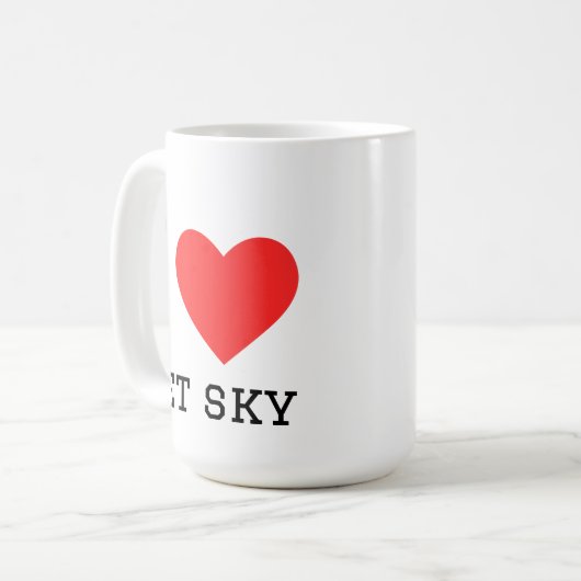 Mug I love jet sky (Devant gauche)